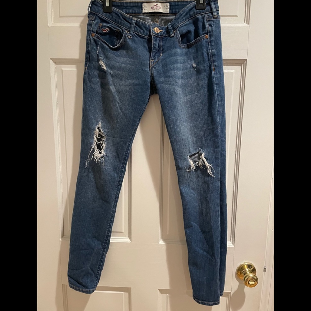Hollister ripped jeans